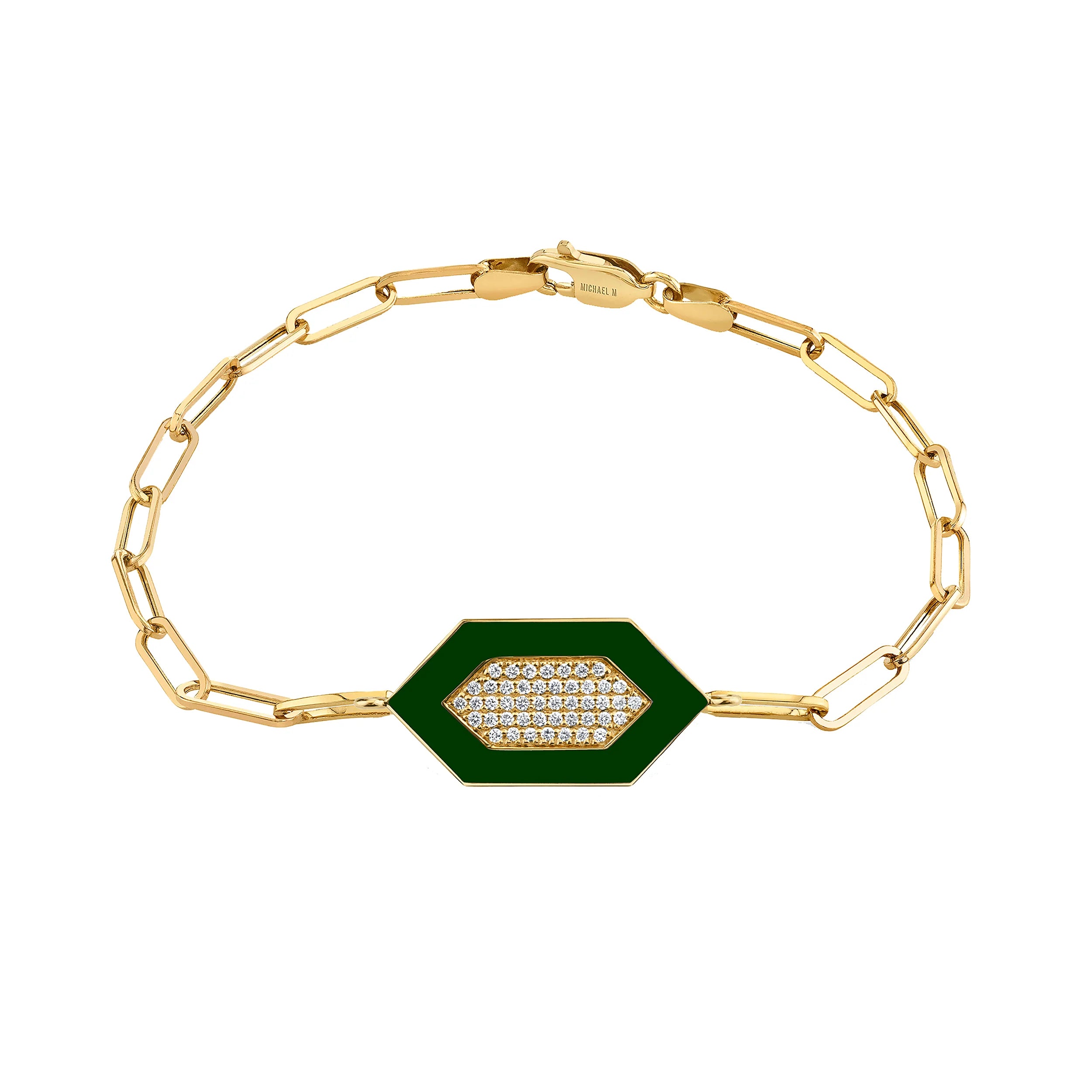 Chroma Pavé Hexagon Bracelet