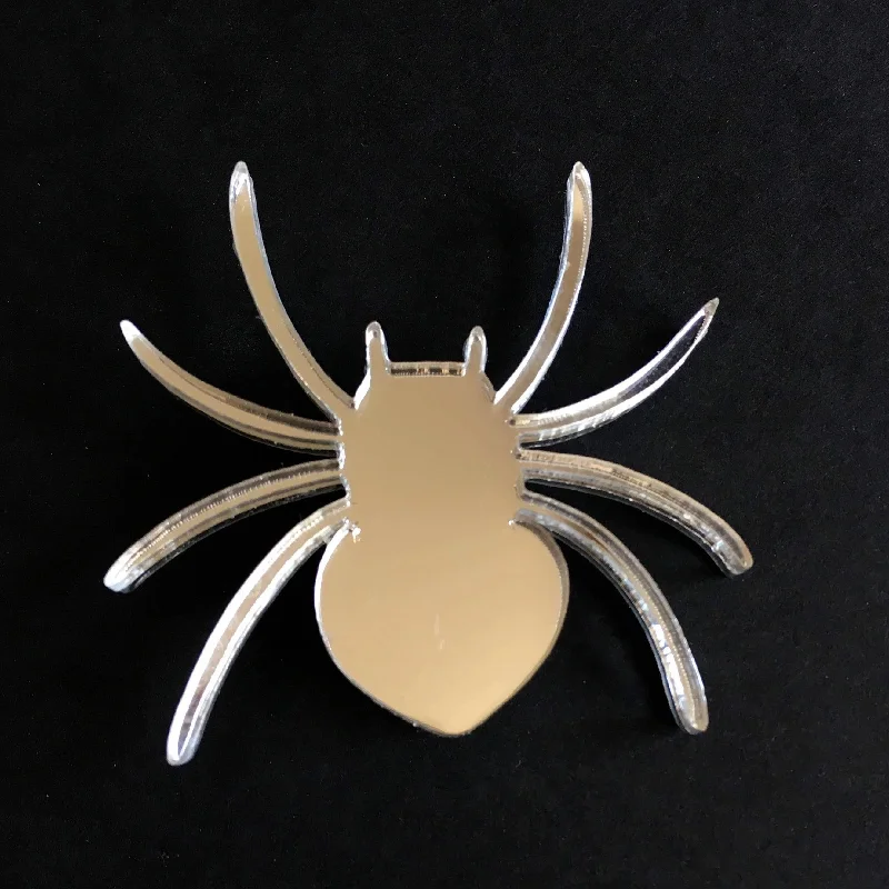 SPIDER Acrylic Mirror Brooch 🕸🕷