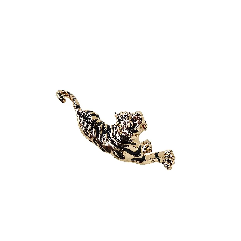 Golden Tiger Designer Brooch