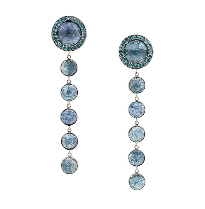 Stena Aquamarine Drop Earrings