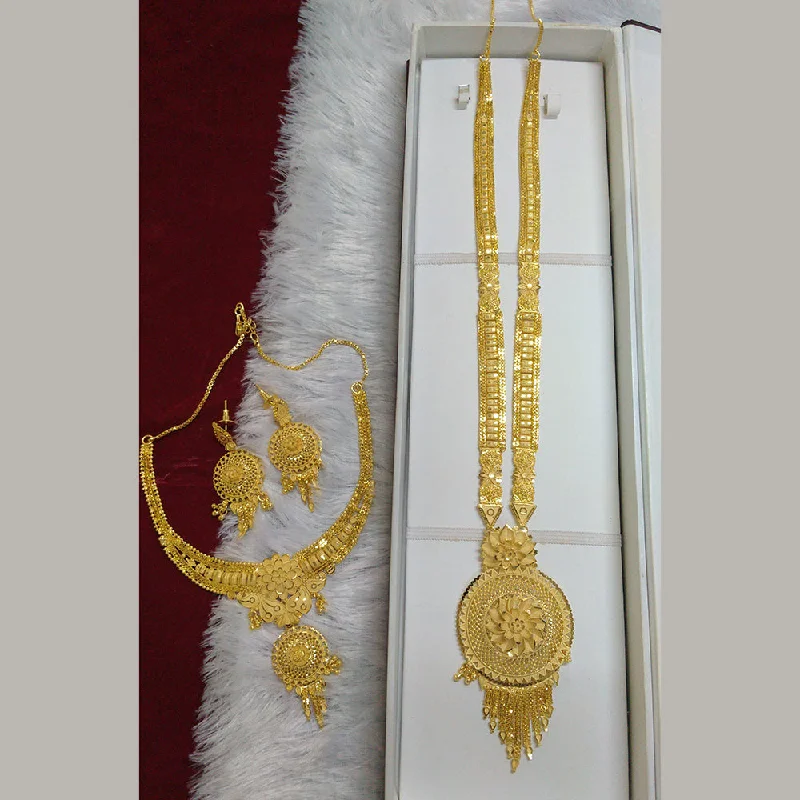 Pari Art Jewellery Forming Double Necklace Set