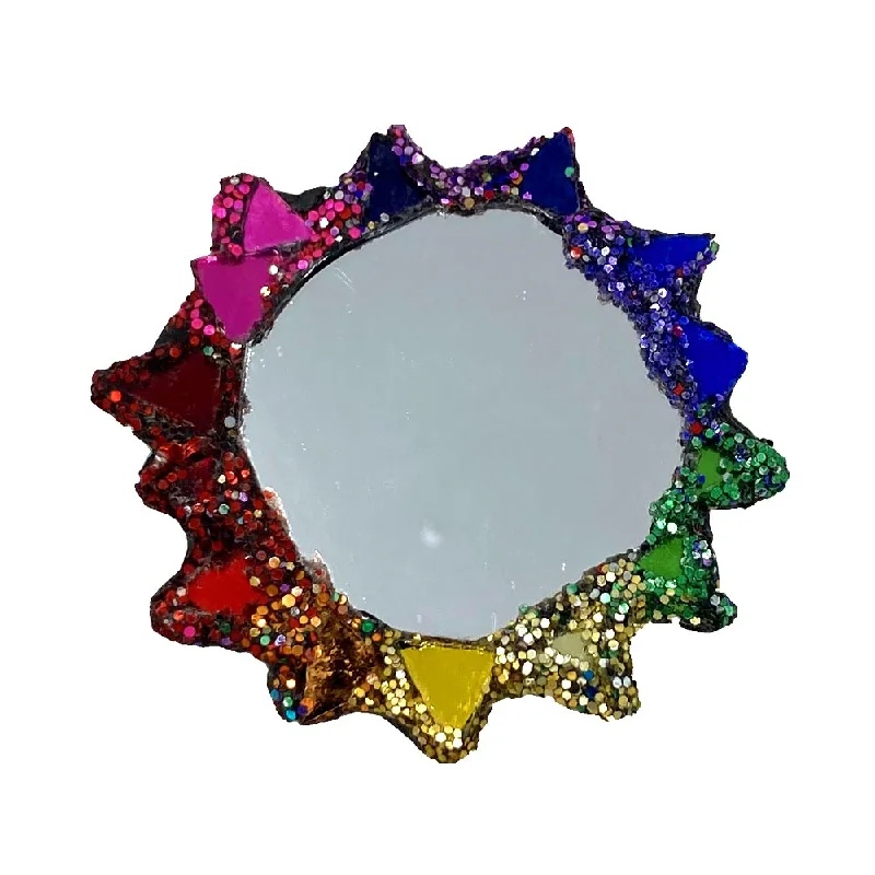 RAINBOW SUN BROOCH