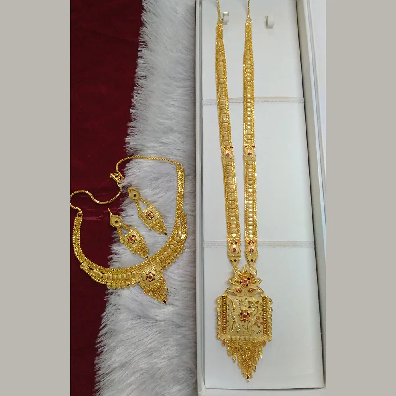 Pari Art Jewellery Forming Double Necklace Set