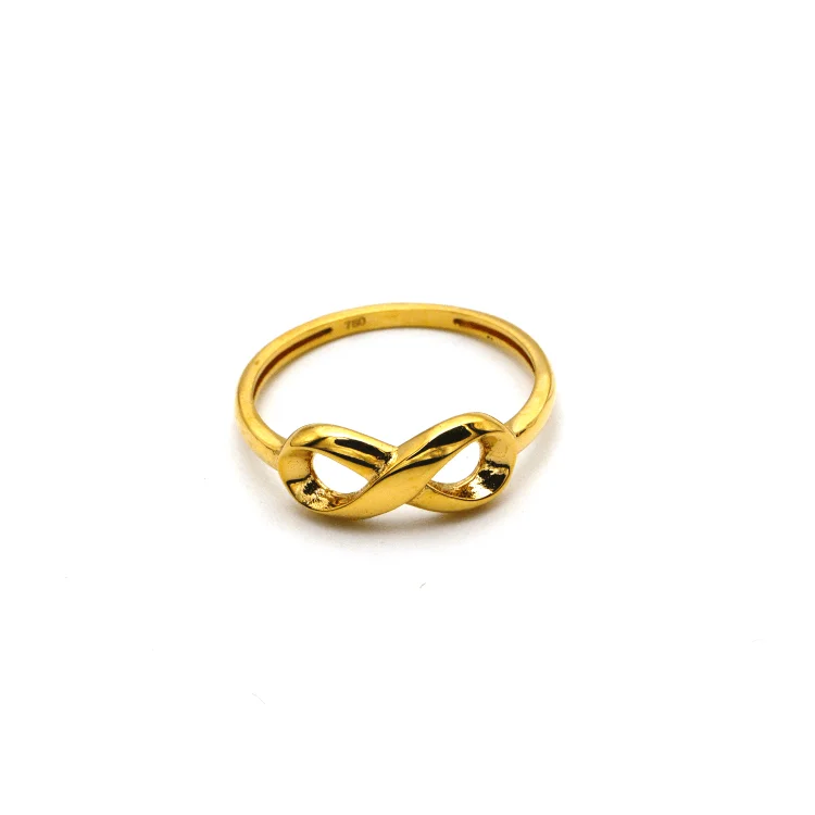 Real Gold Plain Infinity Ring 6242 (SIZE 5) R1718