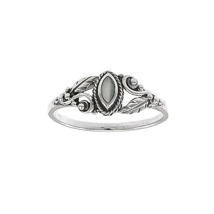 Leaf Silver Ring MG231