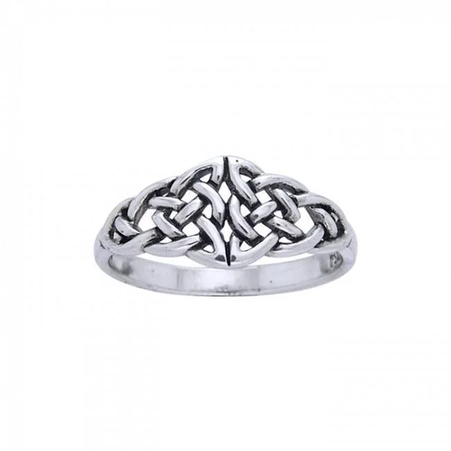 Celtic Knotwork Silver Ring TR1764