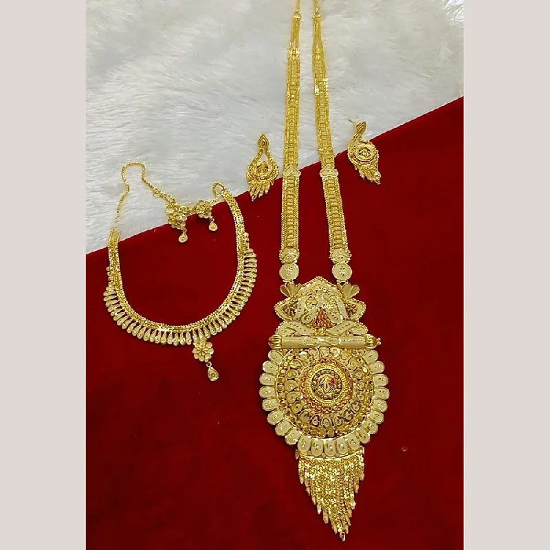 Pari Art Jewellery Forming Double Necklace Set