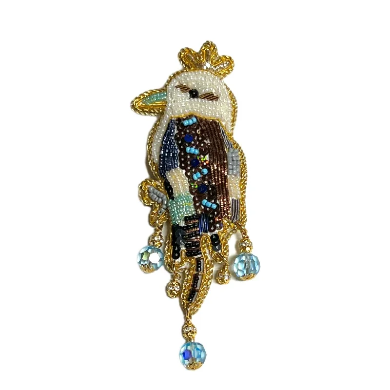 Sparkle all the Way - Kookaburra Sits in the Old Gum Tree , Brooch