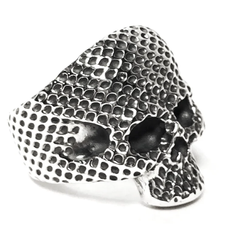 Large Forehead Skull Ring Mesh