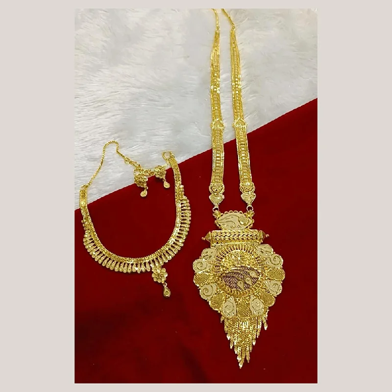 Pari Art Jewellery Forming Double Necklace Set