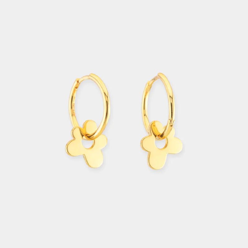 Daisy Disco Hoops - Gold