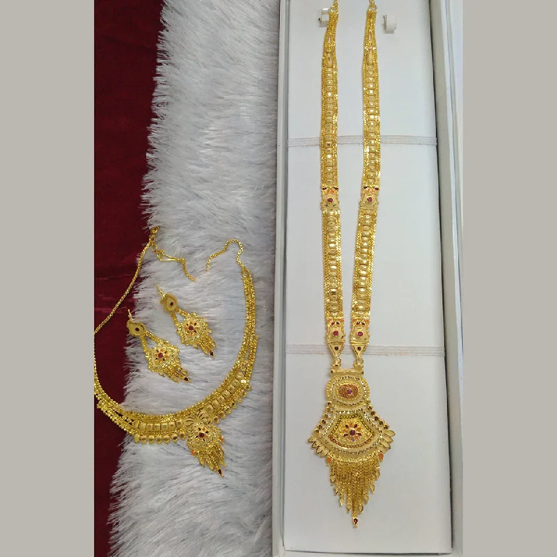 Pari Art Jewellery Forming Double Necklace Set