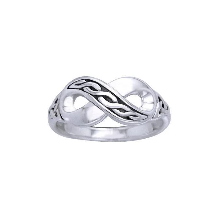 Celtic Infinity Silver Ring TRI1023