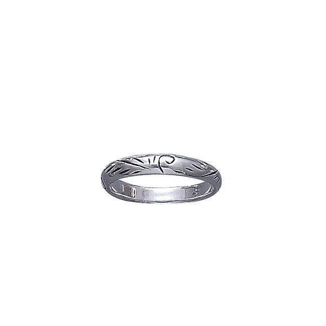 Thin Silver Ring JR275