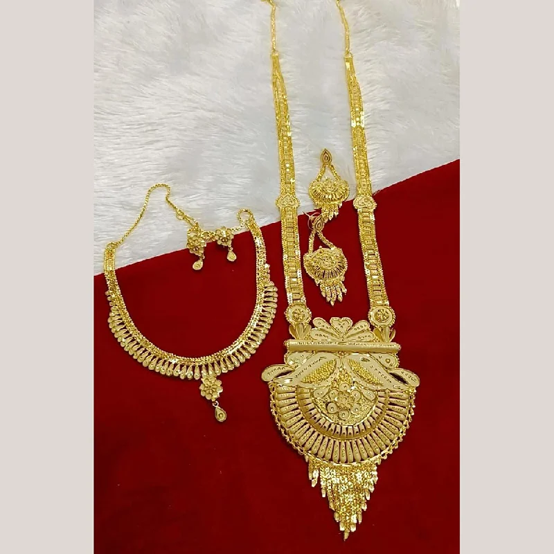 Pari Art Jewellery Forming Double Necklace Set