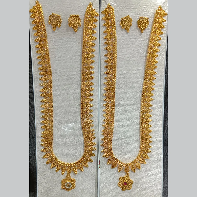 Manisha Jewellery Gold Plated Necklace Set (1 Piece Only)