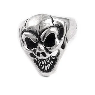 Small Good Luck Skull Ring