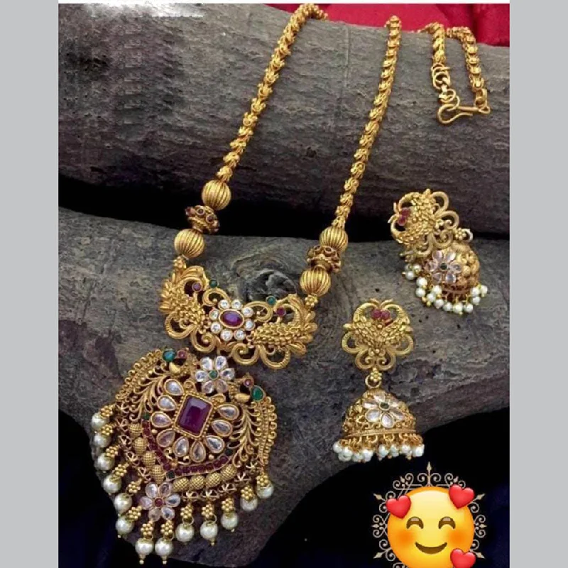 Manisha Jewellery Gold Plated Austrian Necklace Set