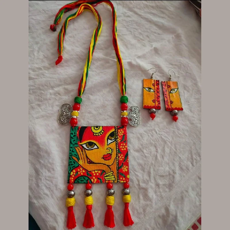 Pakhi Creation Handmade Long Necklace Set