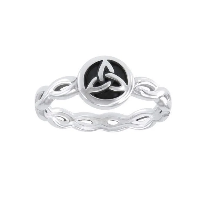 Trinity Knot Sterling Silver Ring TRI1427