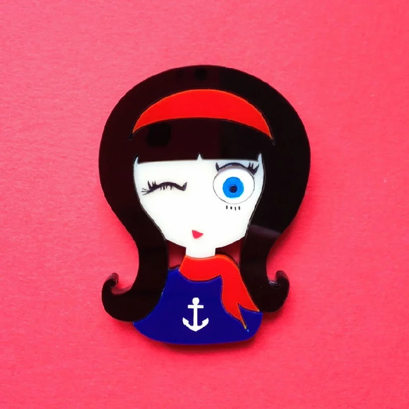 BETTY Acrylic brooch