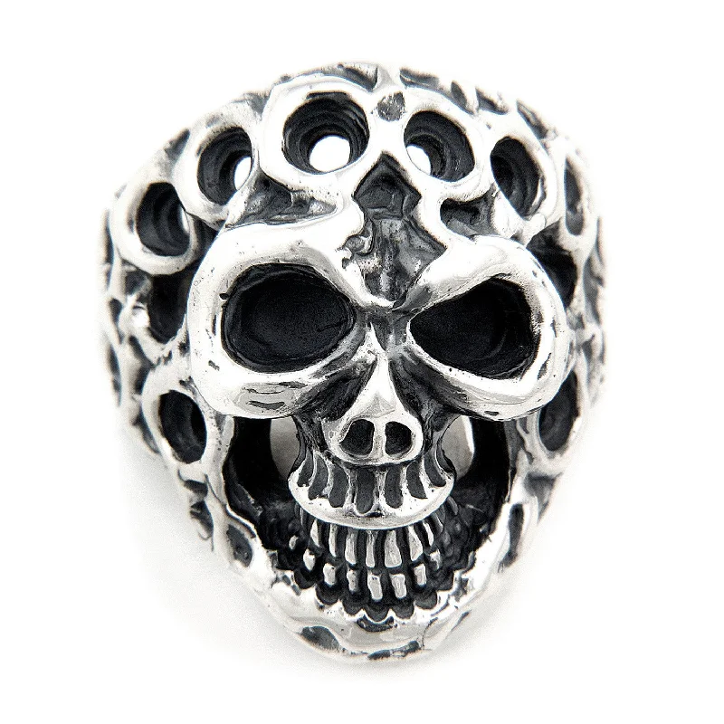 Medium Master Skull with Holes Ring