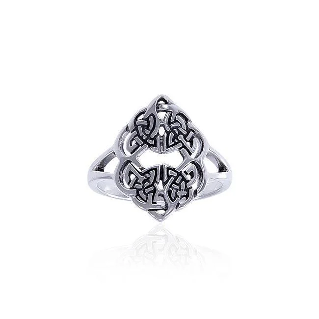 Celtic Trinity Knots Ring TRI1481