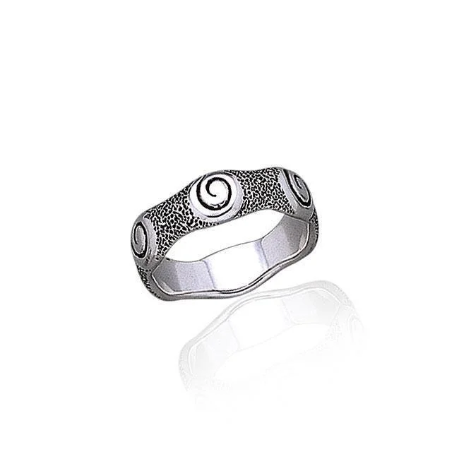 Spiral Sterling Silver Ring TR1839