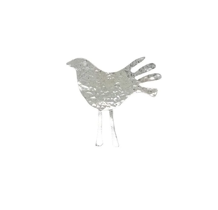 Sterling Silver Bird Brooch