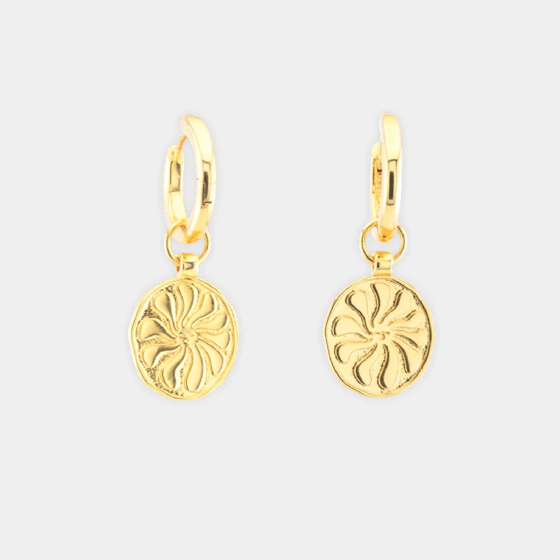 Summer State of Mind Earrings - Gold