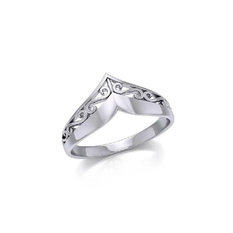 Celtic Knotwork Sterling Silver Ring TR417