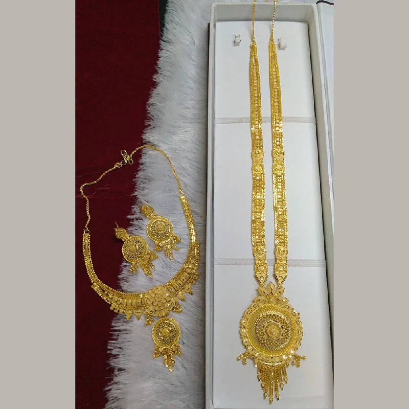 Pari Art Jewellery Forming Double Necklace Set