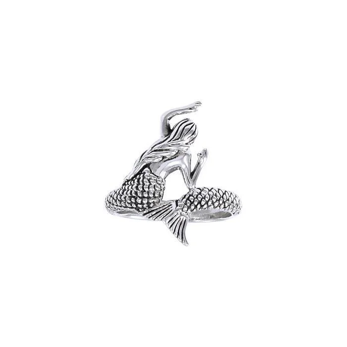 Mermaid Wrap Sterling Silver Ring TRI1327