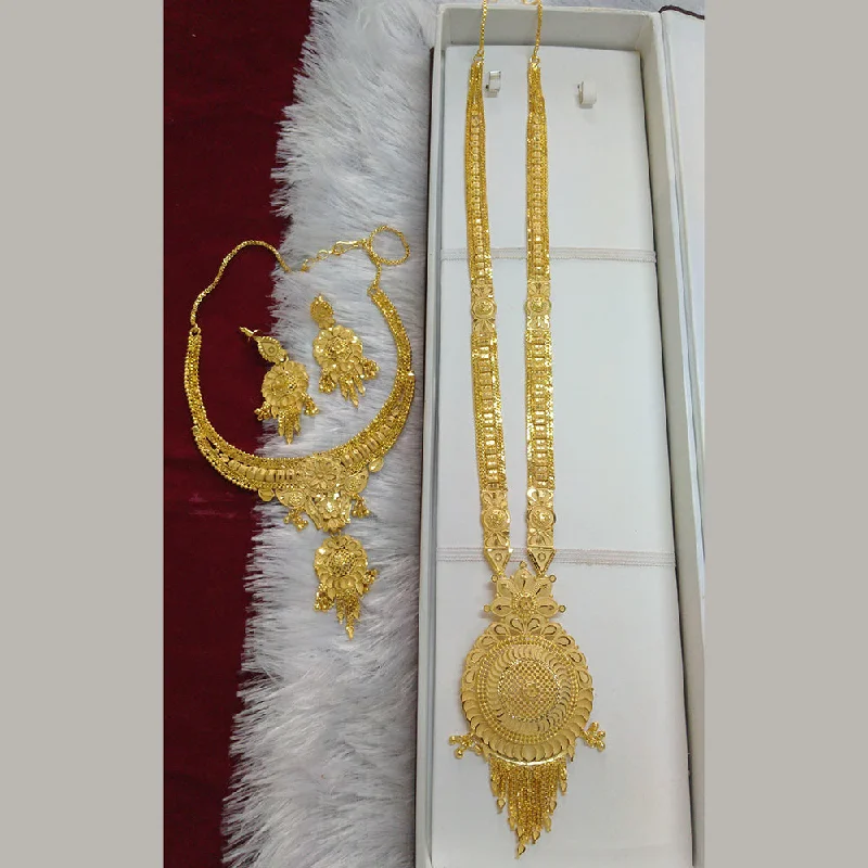 Pari Art Jewellery Forming Double Necklace Set