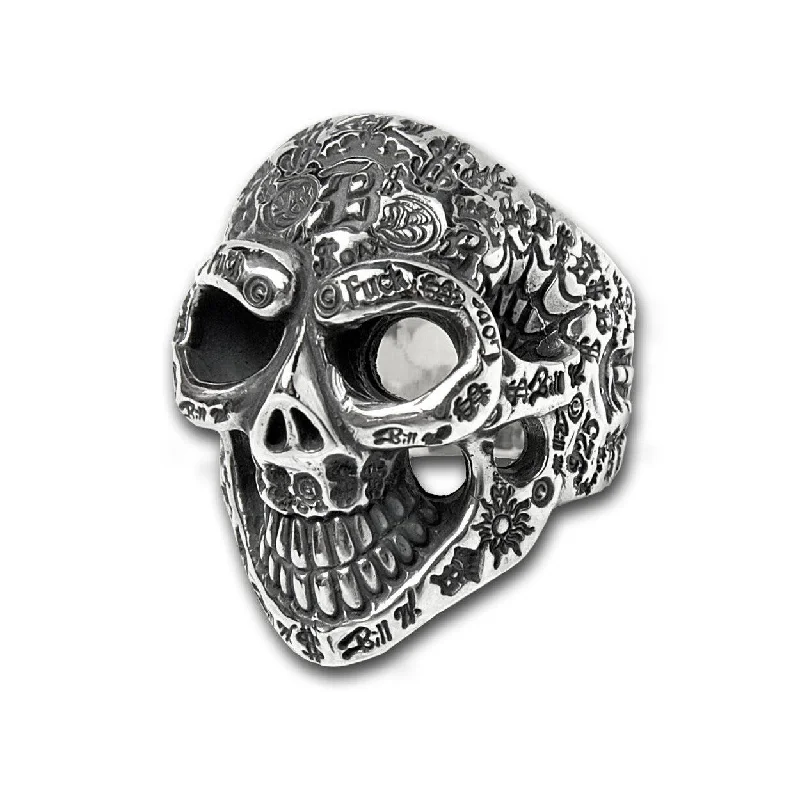 Graffiti Master Skull Ring