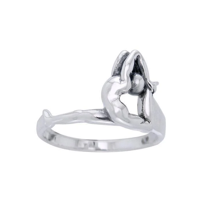 Reaching the Goal of Balance ~ Yoga Ring TRI1066