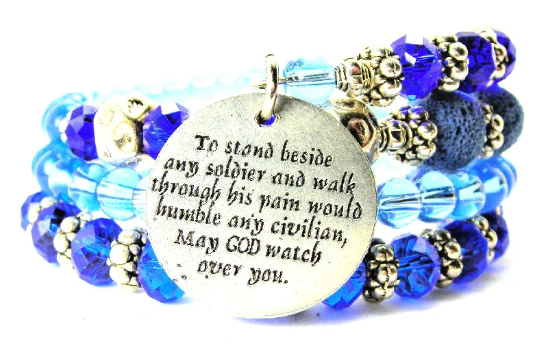 Soldiers Prayer Multi Wrap Bracelet