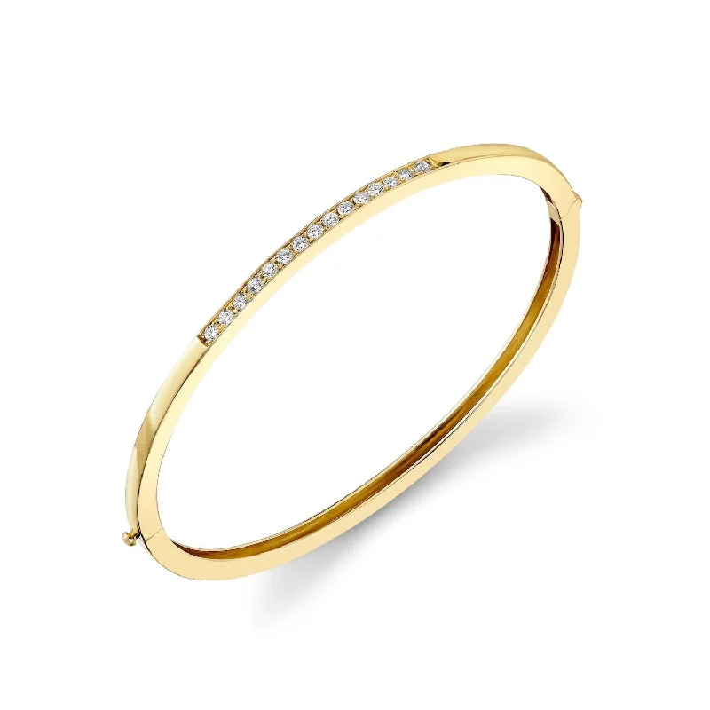 Chroma Gold Extended Pavé Stacking Bracelet