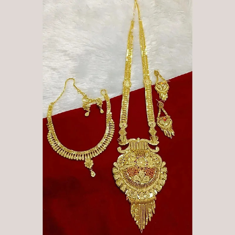 Pari Art Jewellery Forming Double Necklace Set