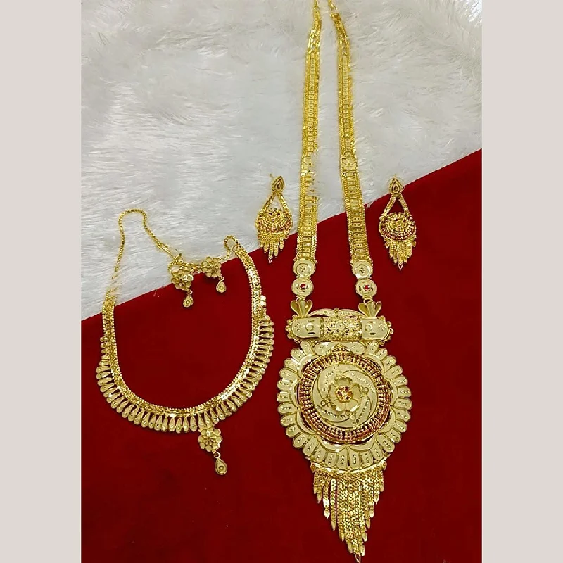 Pari Art Jewellery Forming Double Necklace Set