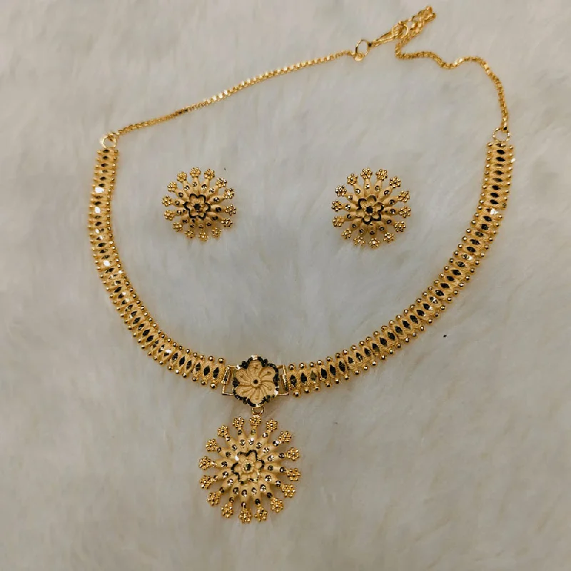 Sunrise Gold  Forming  Necklace Set