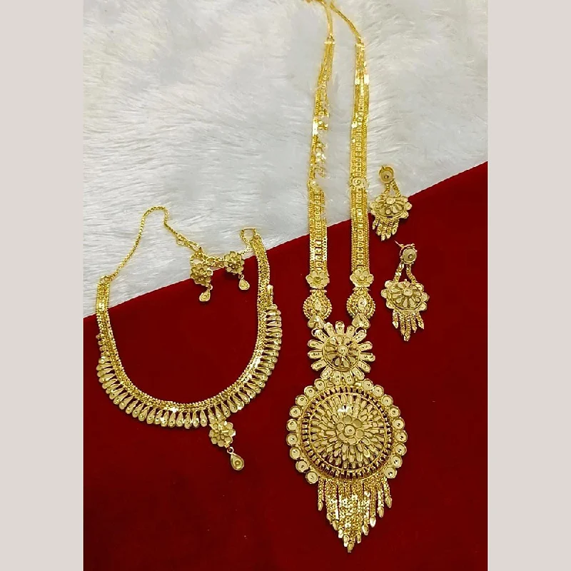 Pari Art Jewellery Forming Double Necklace Set