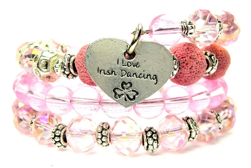 I Love Irish Dancing Multi Wrap Bracelet