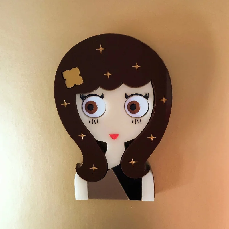 Wanda Acrylic Brooch, Christmas Eve Limited Edition