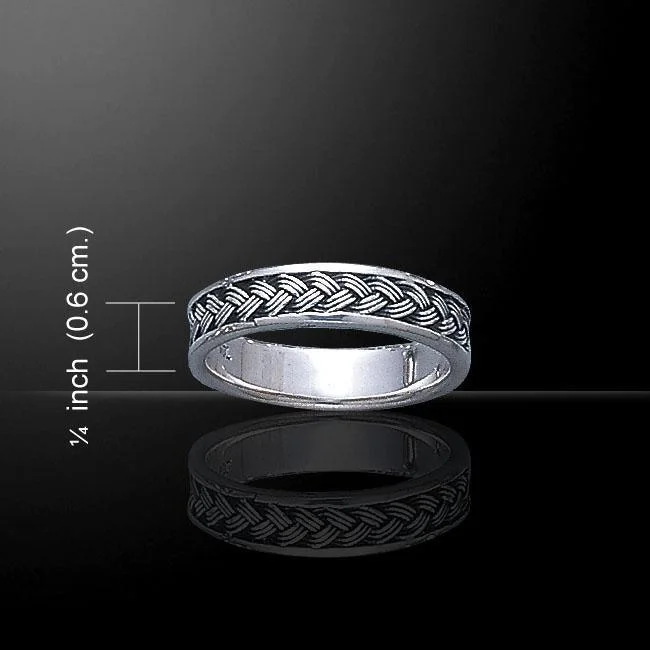 Celtic Knotwork Silver Ring TR192