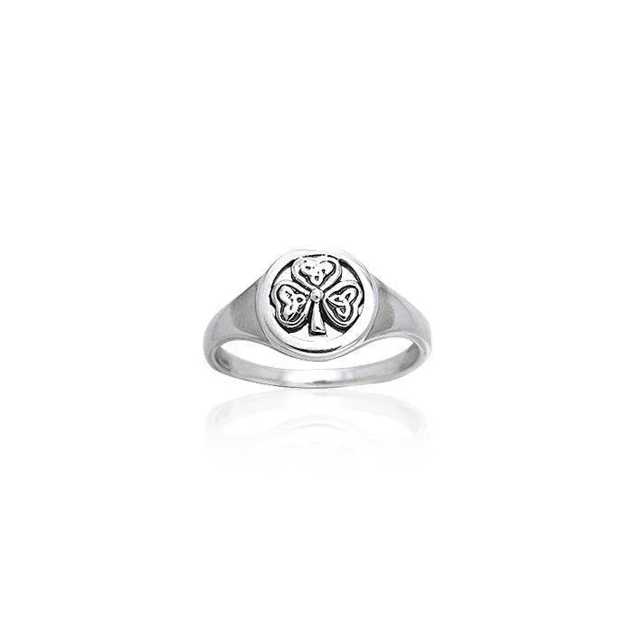 Celtic Shamrock Ring TRI248