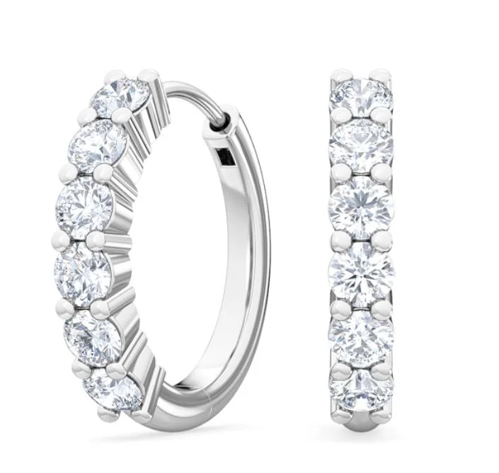 Lab Grown Diamond 0.50 CTW Hoops