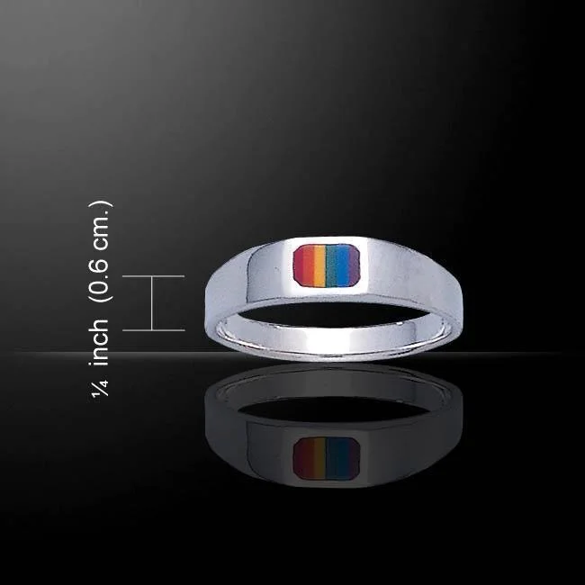 Rainbow Signet Ring TR947