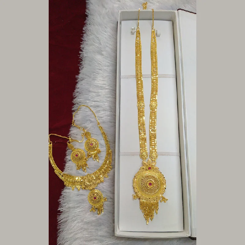 Pari Art Jewellery Forming Double Necklace Set