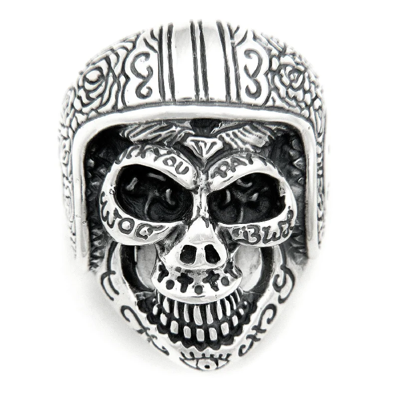 Medium Master Skull with Helmet Ring